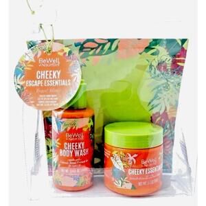 NatureWell Cheeky Glow Travel Minis Set-Body Wash & Body Cream 3.1/3.4oz